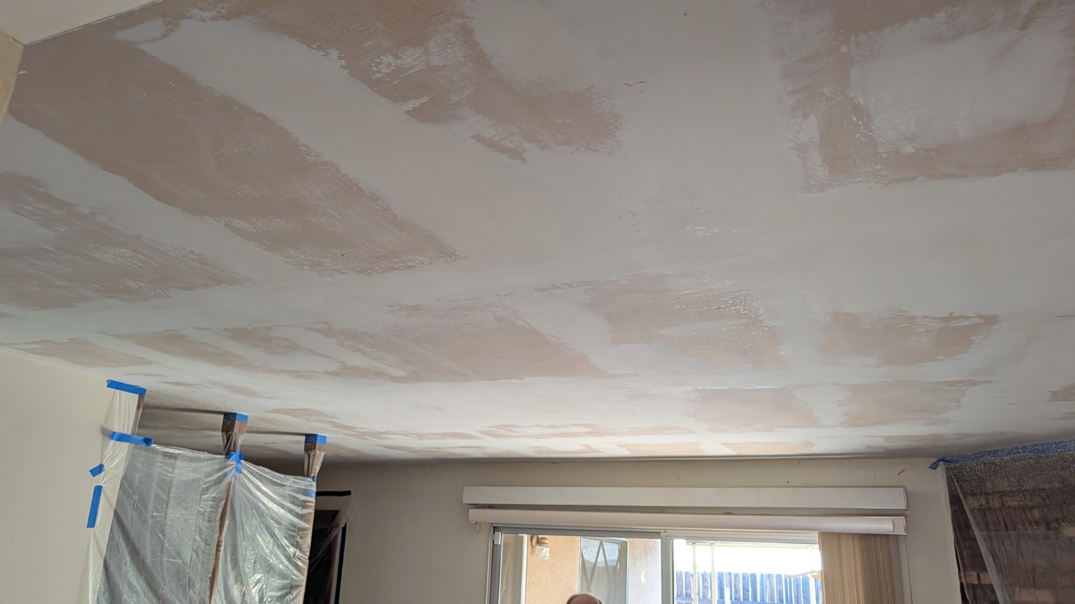 Ceiling Patch Preparation