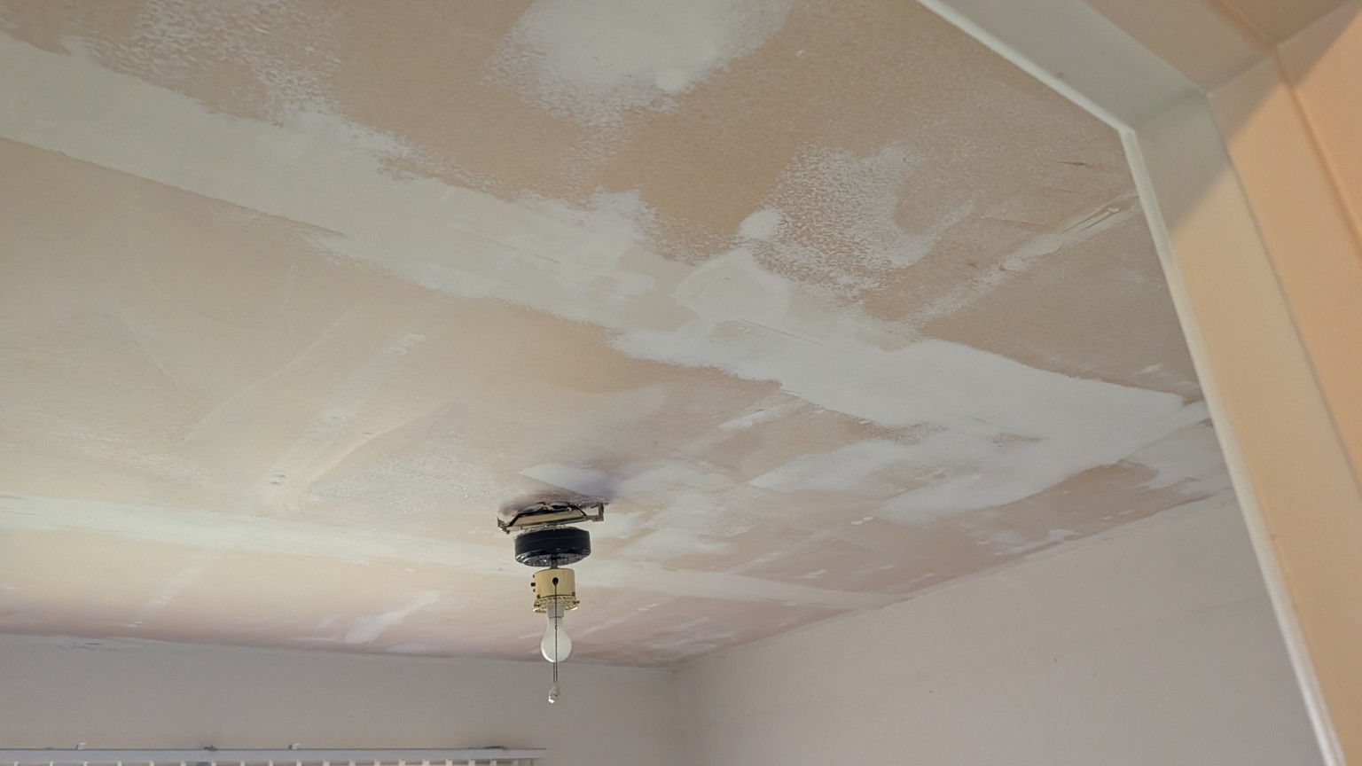 Ceiling Patch & Fixture Area