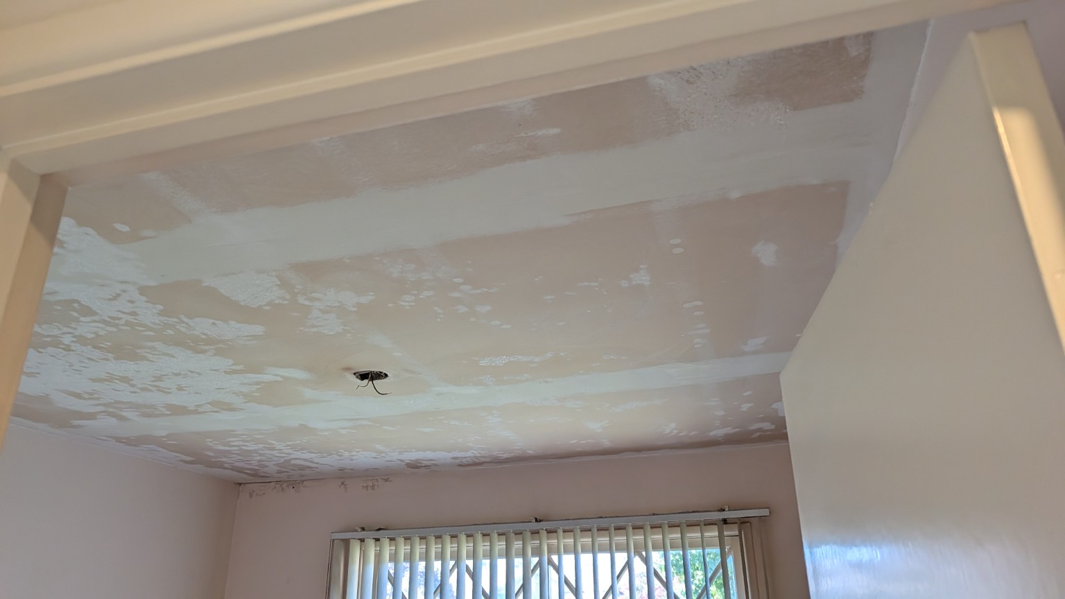 Ceiling Repair In Progress