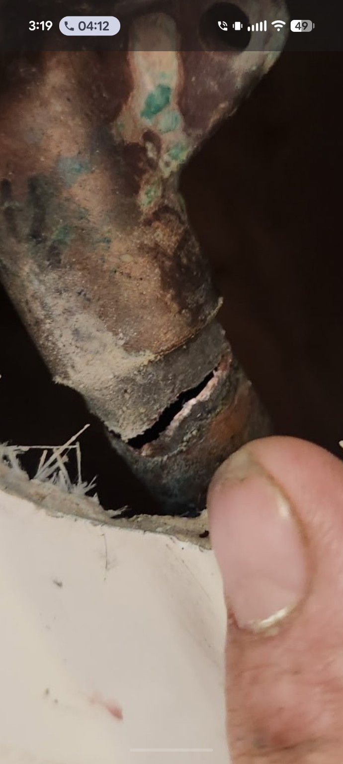 Corroded Pipe Repair