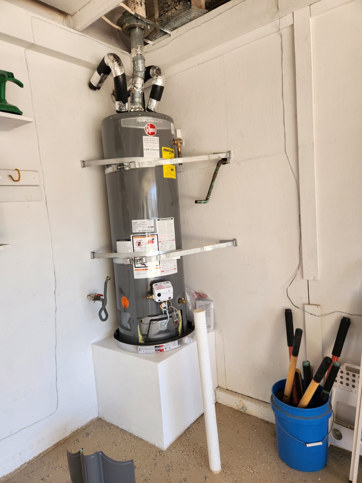 Water Heater Utility Installation