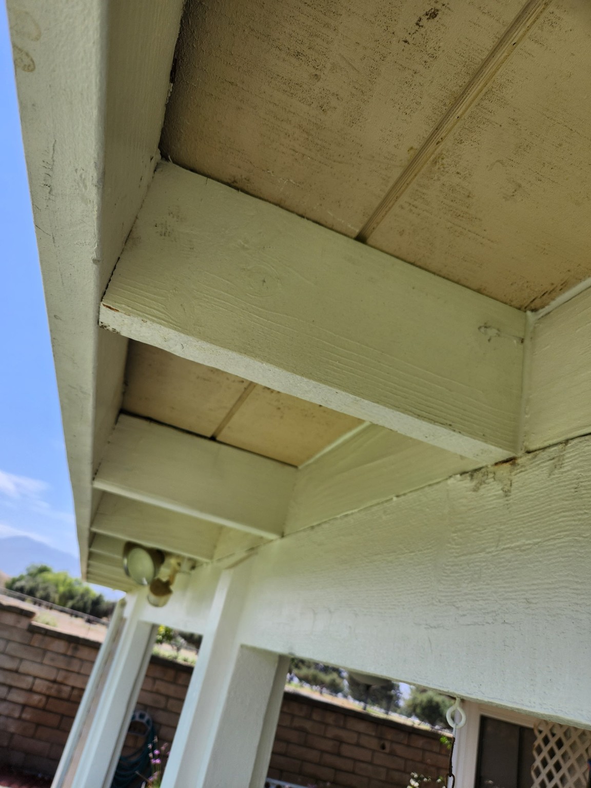 Exterior patio wood repair